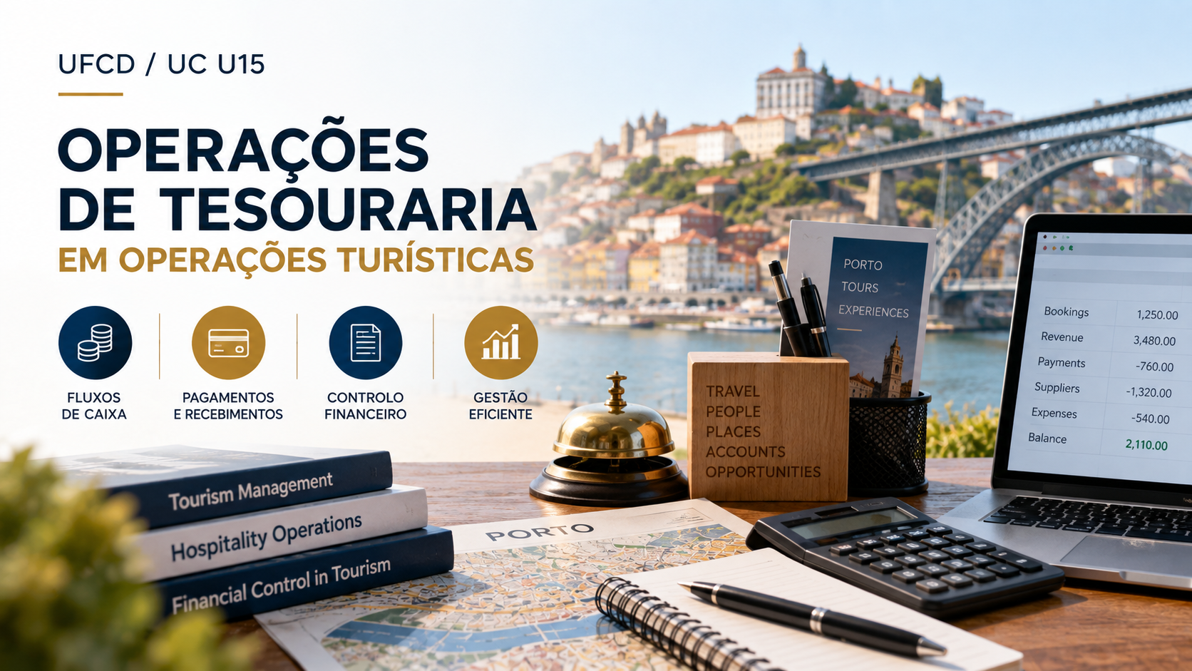 U15 - Operações de tesouraria em operações turísticas